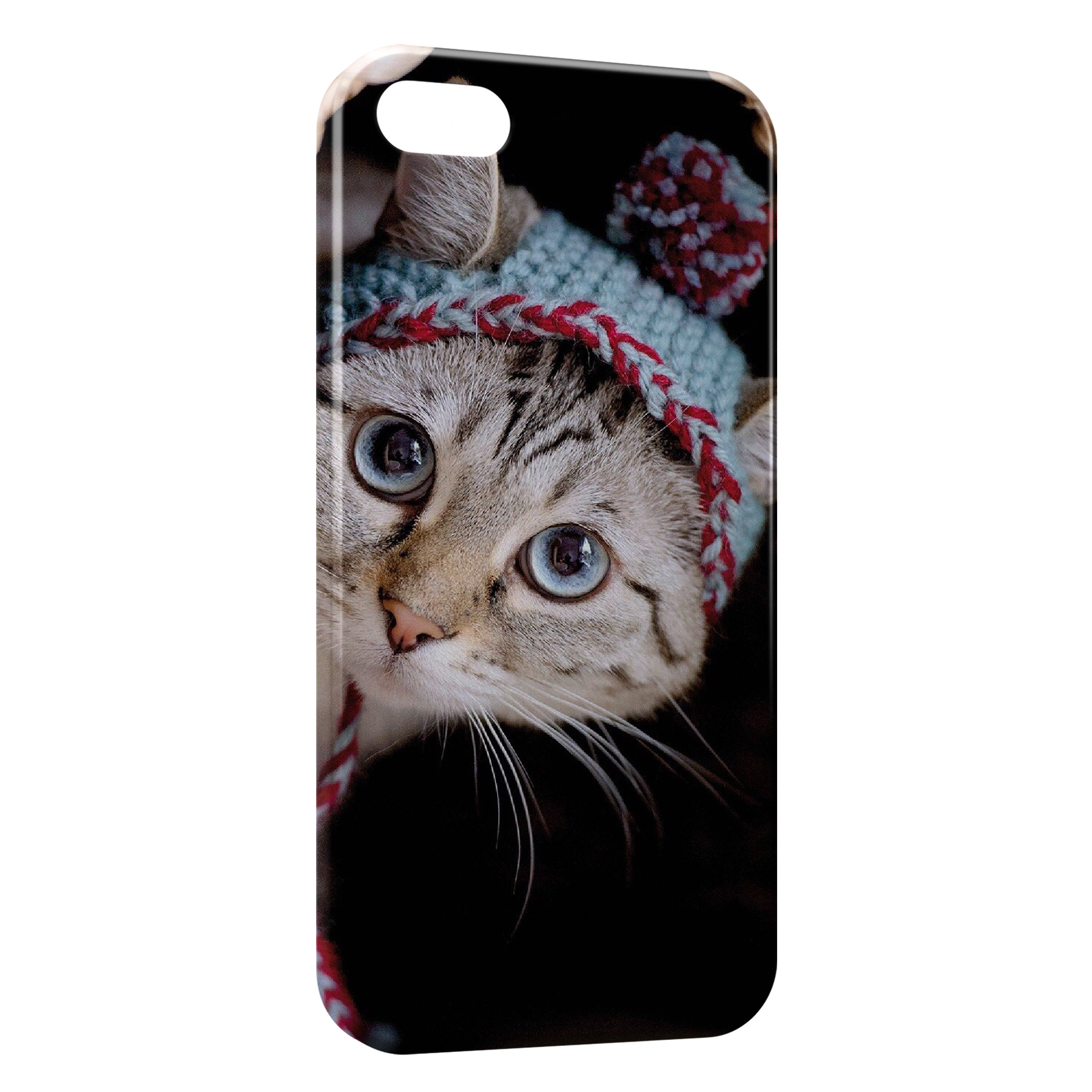 GoldenWay75 Meme Coque de téléphone compatible avec iPhone 13 Mini Transparent Flexible Silicone Kitty Coque antichoc