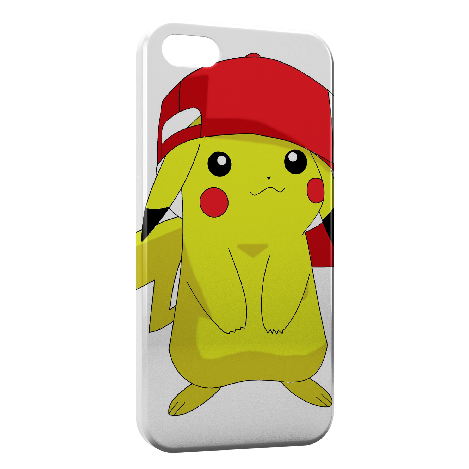 Coque Iphone 8 8 Plus Pikachu Pokemon Casquette Sacha Pixypia